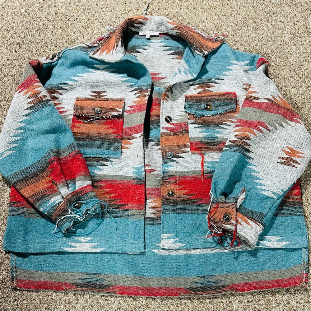 Western button down jacket